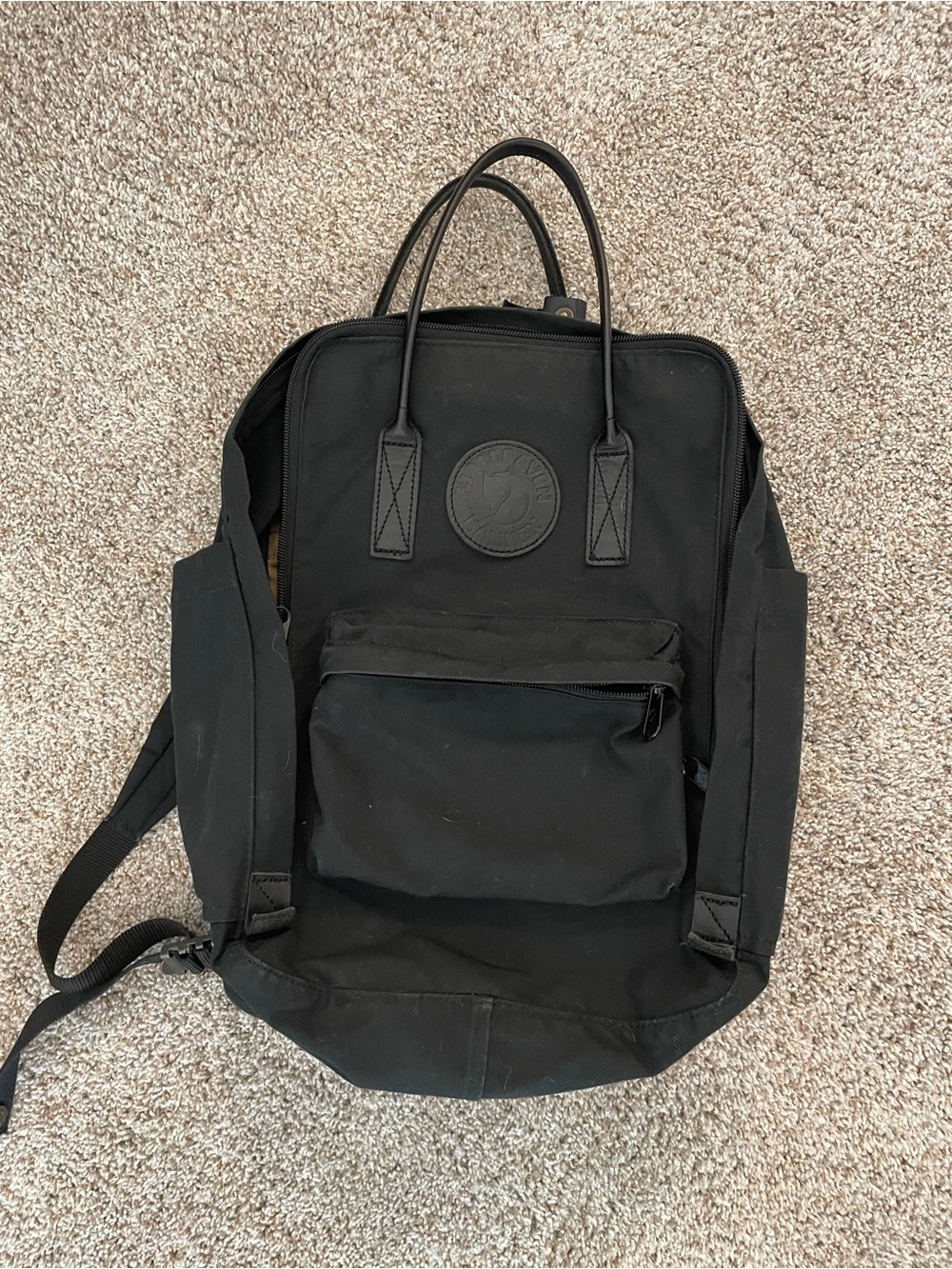Fjallraven Kanken No. 2 Laptop 15”, All Black including logo